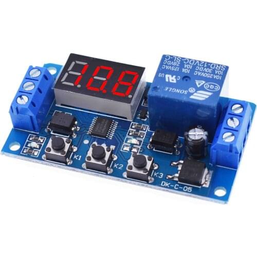 DC 12V LED Digital display Home Automation Delay Relay Trigger Time Circuit Timer Control Cycle Adjustable Switch Relay Module