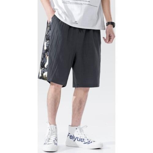 2021 Brand Summer Mens Shorts Breeches Casual Bermudas Men Shorts Black White Boardshorts Classic Beach Quick Dry Shorts Men