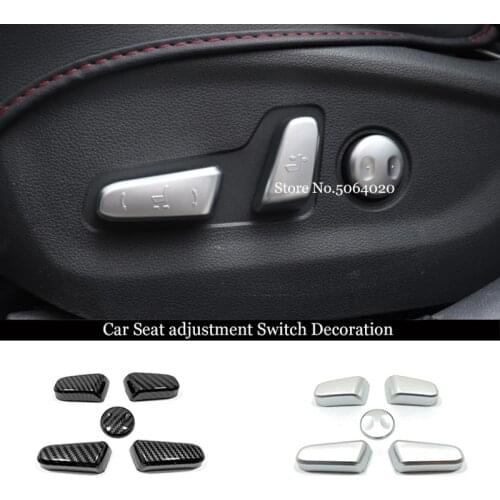 For KIA Ceed XCeed Seltos Sportage 2018-2020 Accessories ABS Car Seat adjustment Switch Decoration Cover Trim Sticker Styling