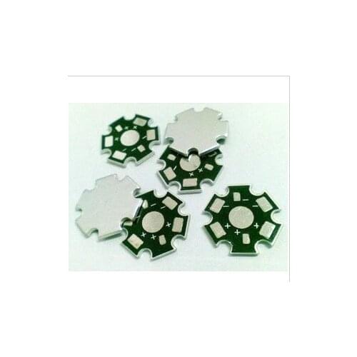 FREE SHIPPING 100pcs 1w 3w 5W High Power LED Heat Sink Aluminum Base Plate led pcb 20mm pcb