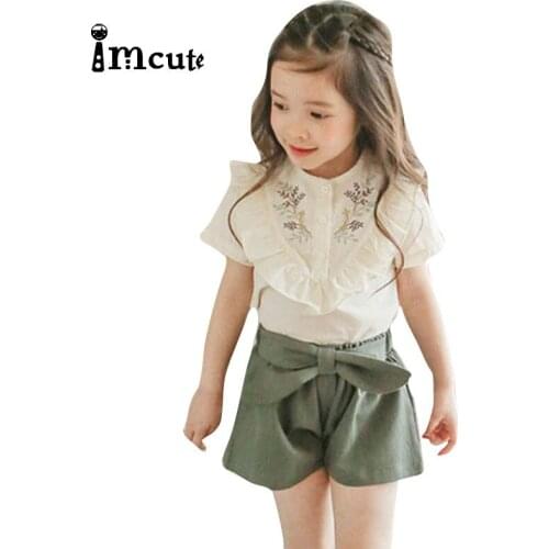 Imcute New Arrival Candy Color Baby girls shorts cotton mix children shorts kids shorts for girls clothes toddler girl clothing