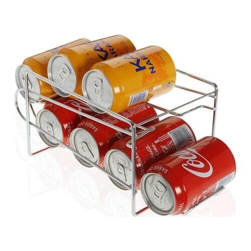 Kitchen Cupboard Organiser Cans Chromed (15 x 13 x 33 cm)