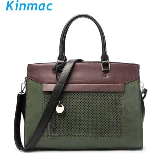 Kinmac Brand Lady Bag PU Leather Handbag Messenger Bag Laptop Bag13 inch,Patchwork Case For MacBook Air Pro 13.3",Dropship F174