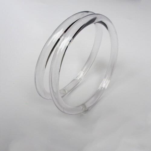 2 Pcs Home Bag Round Plastic Purse Handle Replacement DIY Handbag Accessories Making Shopping Tote Parts Handles To Make Bags