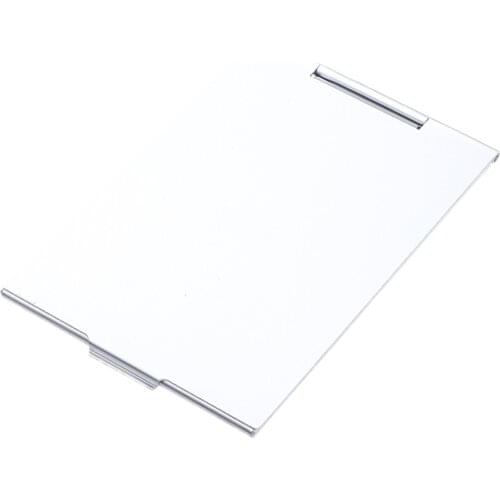 Square Durable Makeup Mirror Aluminum Frame Super Thin Portable Vanity Mirrors Tool