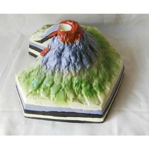 Volcanic eruption volcanic eruption model geological geomorphology geography teaching instrument lava eruption teaching aid