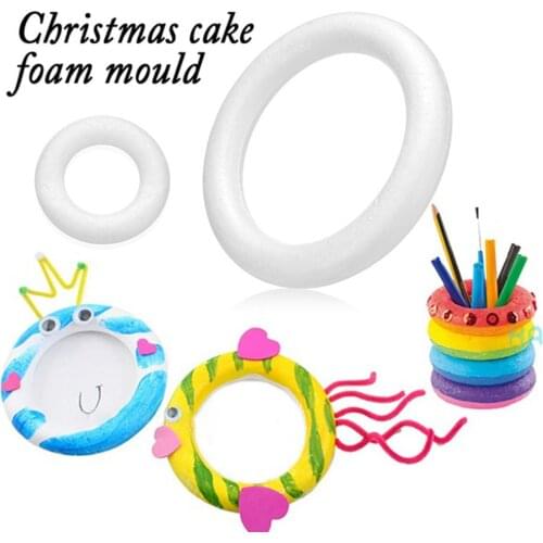 New Polystyrene Styrofoam Foam Ball White Craft Heart Round DIY Accessory Party Festival Celebration Decoration