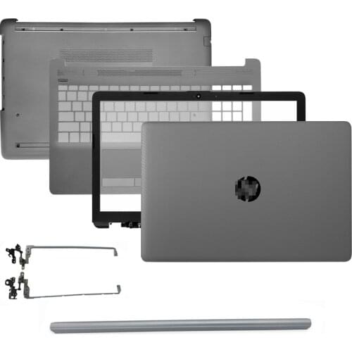 New Top Back Case For HP 15-DA 15-DB 250 G7 255 G7 Laptop LCD Back Cover/Front Bezel/Hinges/Palmrest/Bottom Case Gray