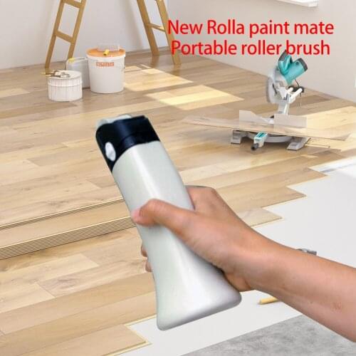 Portable Paint Roller Brush Household Wall Painting Brush Roll Decor DIY Household Easy To Operate Painting Brushes Hand Tool