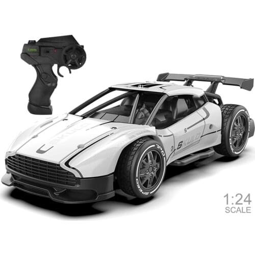 RC Metal Car Drift Racing Car 2.4 G Off Road Rechargeable Remote Control Vehicle Electronic Car 1:24 Hobby Kids Toys