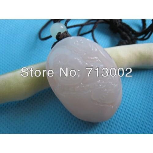 Handwork Carven Afghanistan Milk White JADE Buddha Pendant Lucky Amulet
