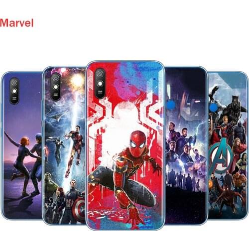 Silicone Cover Avenger Superhero Marvel For Xiaomi Redmi 9T 9 9C 9A 9AT 9i 8 8A 7 6 Pro 7A 6A 5 5A 4X Plus Phone Case