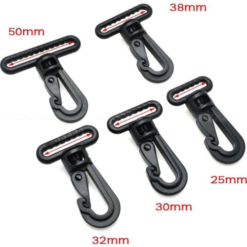Heavy hook Olecranon hook Plastic Snap Hooks Rocker Style For Backpack Strap Paracord Lanyard Buckles Webbing 25mm 30mm 32mm 38m