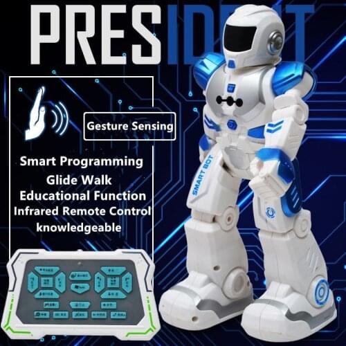 Gesture Control RC Robot Programming Intelligent Dialogue Singing And Dancing Educational Toys Electric Remote Control Robot Toy