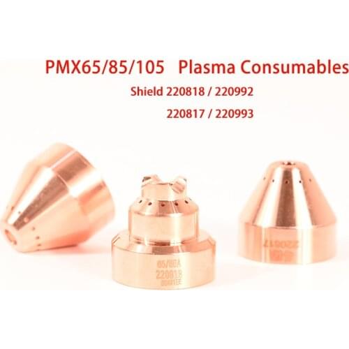 High Quality PMX 65A 85A 105A Plasma Cutting Machine Consumables Shield 220818 220992 220817 220993