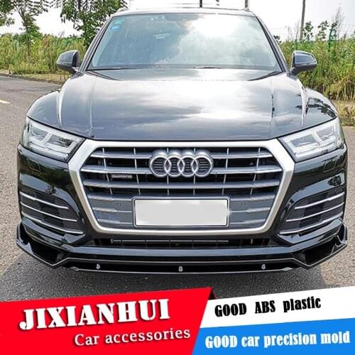 For Audi Q5 Body kit spoiler 2020-2021 For Audi Q5 ABS Rear lip rear spoiler front Bumper Diffuser Bumpers Protector