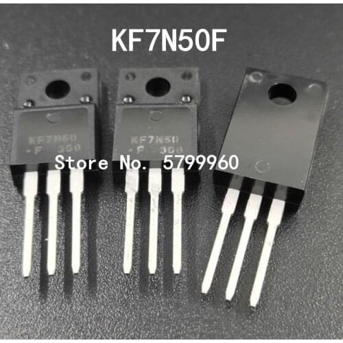 10pcs/lot KF7N50 KF7N50F KEC TO-220F FET 7A 500V