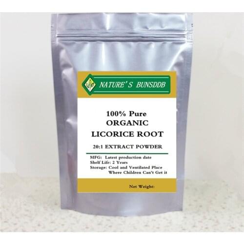 100% Pure Organic Chinese LICORICE ROOT High Potency 20:1 Powder, Improves Libido, Powerful antioxidant, Boost immunity