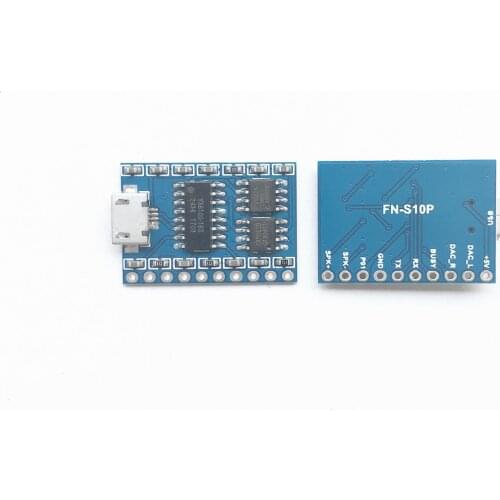 5PCS FN-S10P MP3 Module with 4Mbytes(32Mbits) Flash Memory 10-pin Mini Serial MP3 Player Module