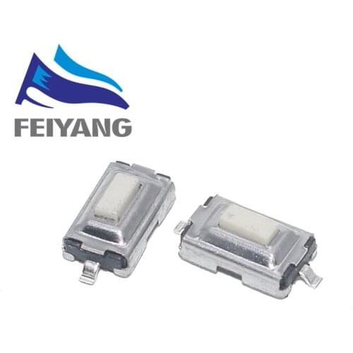 50pcs/lot SMT 3x6x2.5MM 2PIN Tactile Tact Push Button Micro Switch G73 Self-reset Momentary