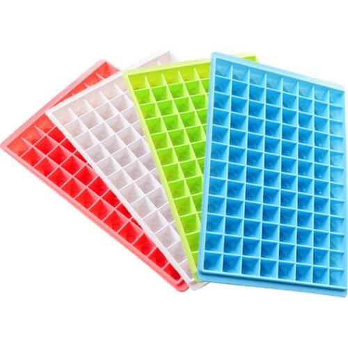 96 Grids Food Grade Silicone Ice Tray Fruit Ice Cube Maker DIY Creative Small Ice Cube Mold Square Shape Kitchen Accessories