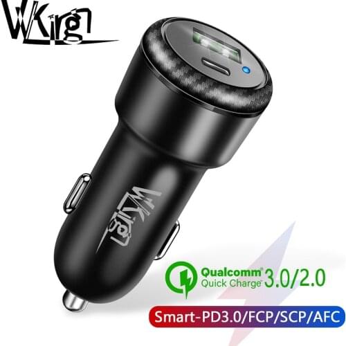 USB PD Type C Fast Car Charger 36W Quick Charge 3.0 For Huawei Samsung LG Xiaomi OnePlus DASH/SCP/FCP/AFC USB Car Charger