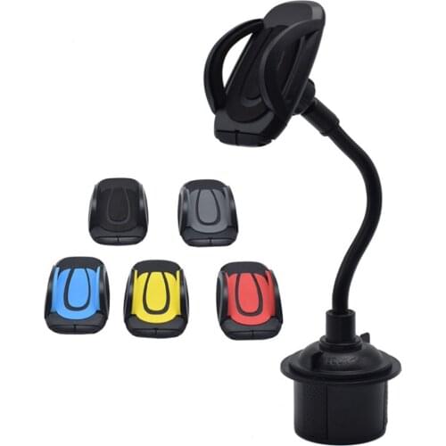 Car Phone Cup Holder Mount with Flexible Long Neck for iPhone Samsung GPS Phone Holder Cup Holder Cell Phone Mount Car Holder