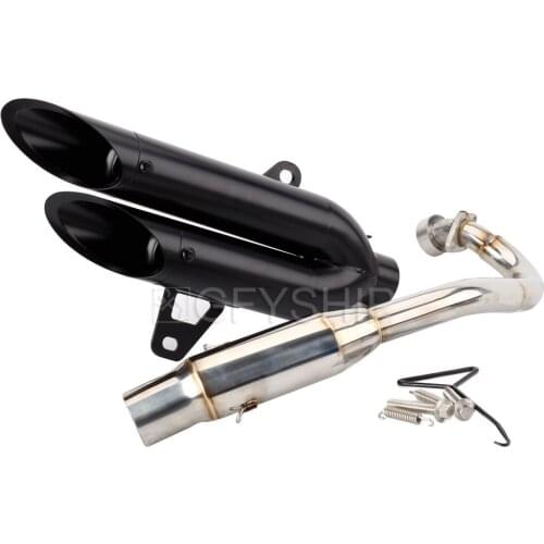 For Honda FORZA 250 300 2018 2019 FORZA 250 FORZA 300 FORZA300 NSS300 Escape Slip-on Motorcycle Exhaust Muffler With Link Pipe