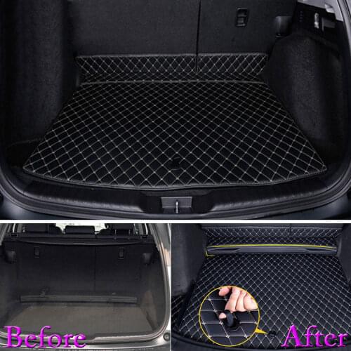 For Honda CRV CR-V 2017 2018 Auto Trunk Liner Rear Cargo Boot Mat 3D Floor Tray Carpet Mud Pad Waterproof Protector Car Styling