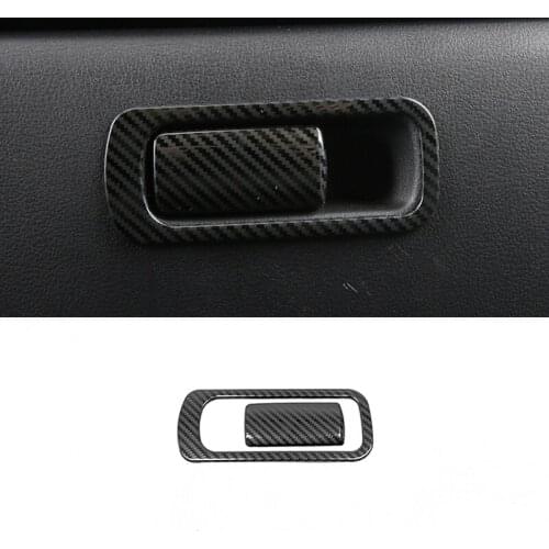 For Mazda 3 2019 2020 Stainless steel Car copilot glove Box handle bowl Cover Trim Sticker Car Styling Accessories 2pcs