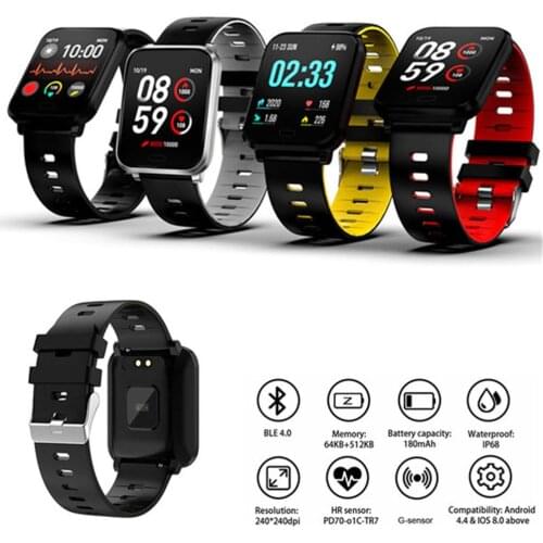 Boys Girls Fitness Tracker Wristband Smart Watch Heart Rate Monitor Resistance Watch for iOS Android Mobile Phones