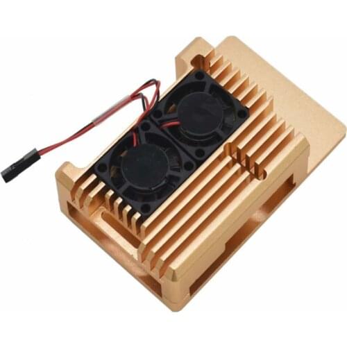 Raspberry pie motherboard shell box raspberry PI3 type B 2B / 3B + aluminum alloy heat dissipation shell accessories