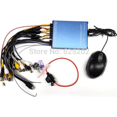 Mini AVI Format Excellent Quality 4CH Mobile DVR SDVR004