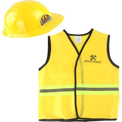 Simulation Repair Tool Set Builder Costume Educational Toys Construction Toys Dress Up Set