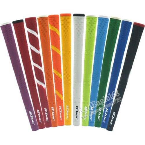 New Golf Clubs Grips High Quality Rubber IOMIC Golf Wood Grips 12 Colors In Choice 30Pcs/Lot Irons Clubs Grips Free Shipping