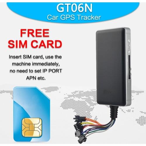 Original Concox GPS Car Tracker GT06N For Vehicle Real-time Tracking Device 9-36V ACC Detection Cut Off Engine Remotely SOS