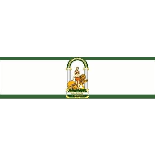 Printed vinyl sticker for car, wall, door, fridge, folder, etc. Andalusian flag