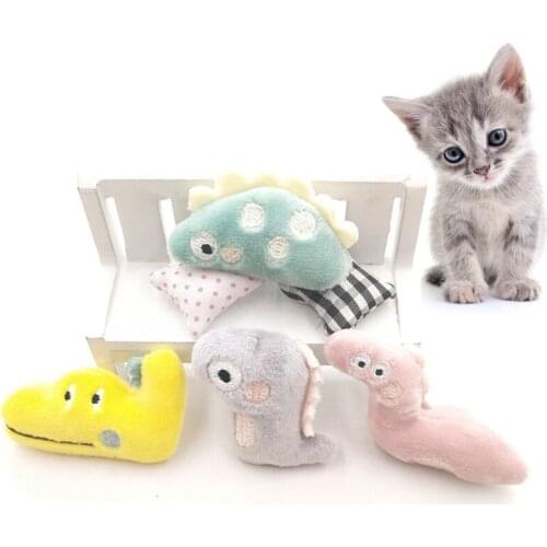 Plush Cat Teeth Toys Pet Kitten Chewing Toy Claws Thumb Bite Cat Mint Mini Cat Grinding Funny Interactive Catnip Toys