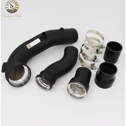 Full Set Turbo Charge Pipe + Boost Pipe Cooling Kit For N55 535i 640i F10 F12 F13