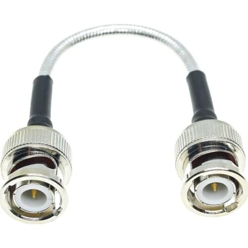 BNC male to BNC male Q9 connector RG402 RG-402 .141" Semi Flexible Coaxial Cable 50ohm