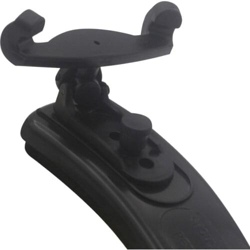 Adjustable 3/4 4/4 Size Violin Shoulder Rest Feet Replacement Parts Black