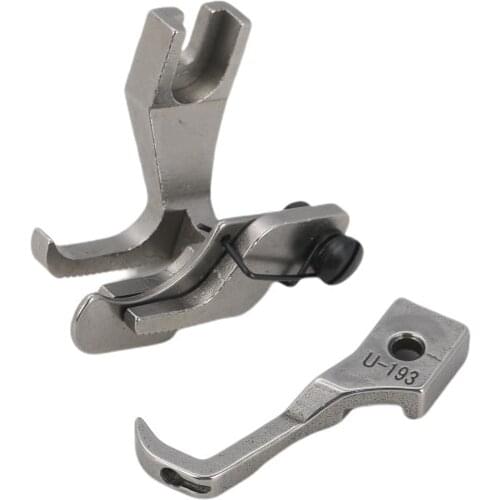 Industrial Sewing Machine Bilateral Movable Presser Foot U192 U193 Sizes Left Right 3/16(4.7mm) 1/4(6.3mm) 1/8(3.2mm)