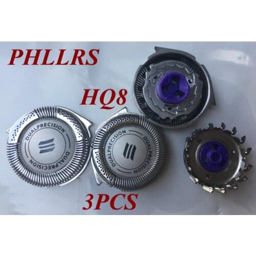 3pcs HQ8 Replace head razor blade for philips shaver HQ9 HQ7160 HQ7180 HQ7200 HQ7240 HQ7290 HQ7742 HQ7760 HQ7762 HQ7780 HQ7782
