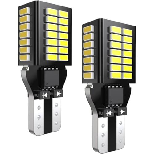 2x Canbus T15 W16W LED Bulbs Reverse Lights 4014SMD Car LED Back Up Rear Lamp For BMW 5 Series E60 E61 F10 F11 F07 Mini Cooper