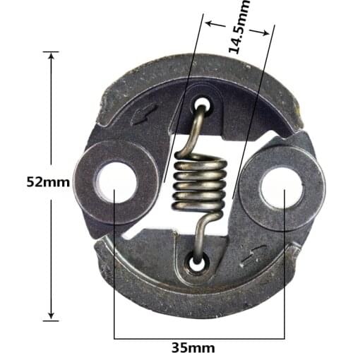 Bruch Cutter Use Clutch Universal Fit TU26 BC260 CG260 G26 26CC 1E34F Brush Cutter Grass Trimmer Clutch Lawn Mower Spare Parts