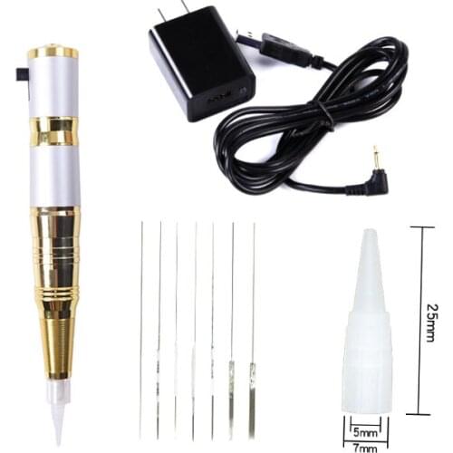 Charging Dermografo Universal Permanent Makeup Kit Eyebrow Lip Liner Tattoo Machine Tattoo Pen With German Strong Quiet Motor