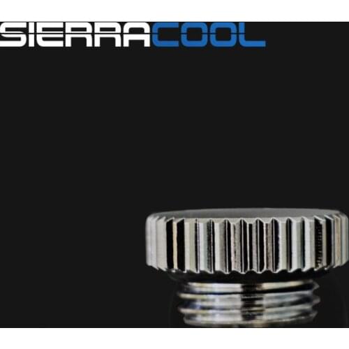 Mirror Silver G1 / 4 " Special water stop Water cooling fitting