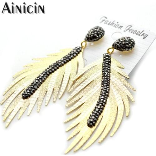 1pc Ancient Bronze Green Tree Of Life Dangle Earrings Black Rhinestone Crystal Paved Fashion Birthday Gift Women Jewelry