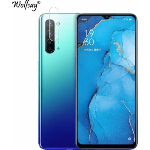 Wolfsay 2PCS Camera Len Film For OPPO Reno3 Back Camera Protector Film For OPPO Reno3 Camera Protector Film Glass For OPPO Reno3