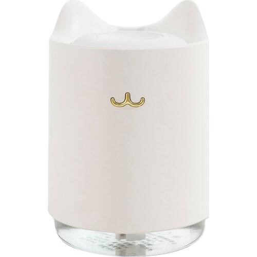 320ml USB Portable Air Humidifier with Night Light Function for Home Car USB Fogger Mist Maker with LED Night Lamp Humidificador